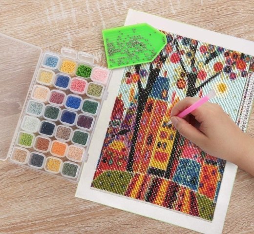 Broderie Diamant Boite de Rangement - Diamond Paintings