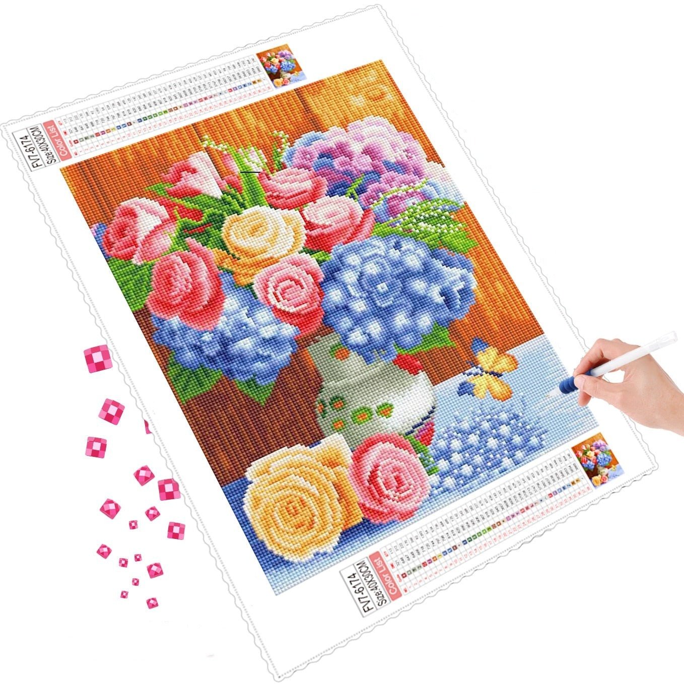 Broderie Diamant Bouquet de Fleurs - Diamond Paintings