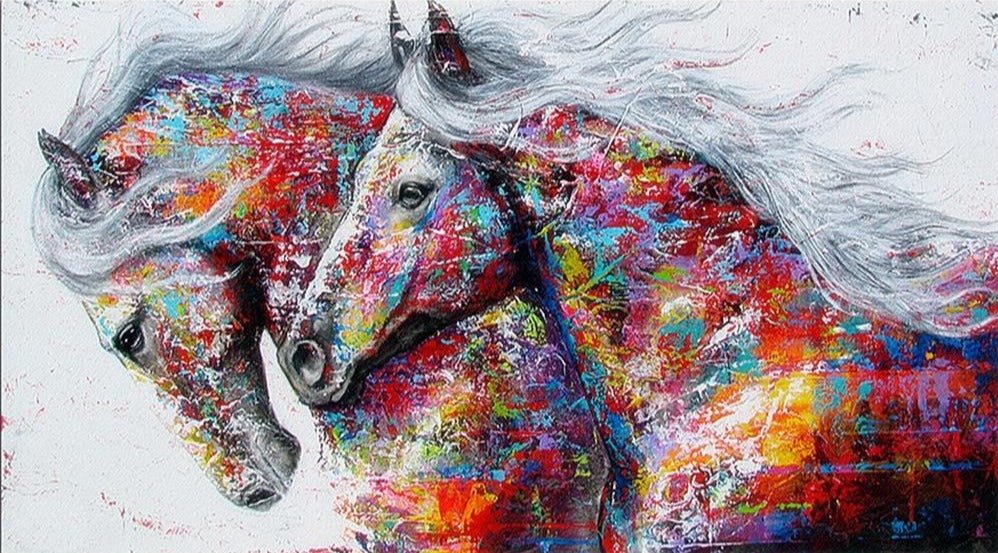 Broderie Diamant Cheval Camargue - Diamond Paintings