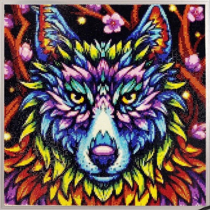 Broderie Diamant Chien-loup - Diamond Paintings