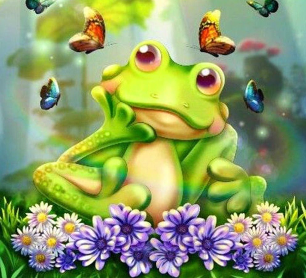 Broderie Diamant Grenouille - Diamond Paintings