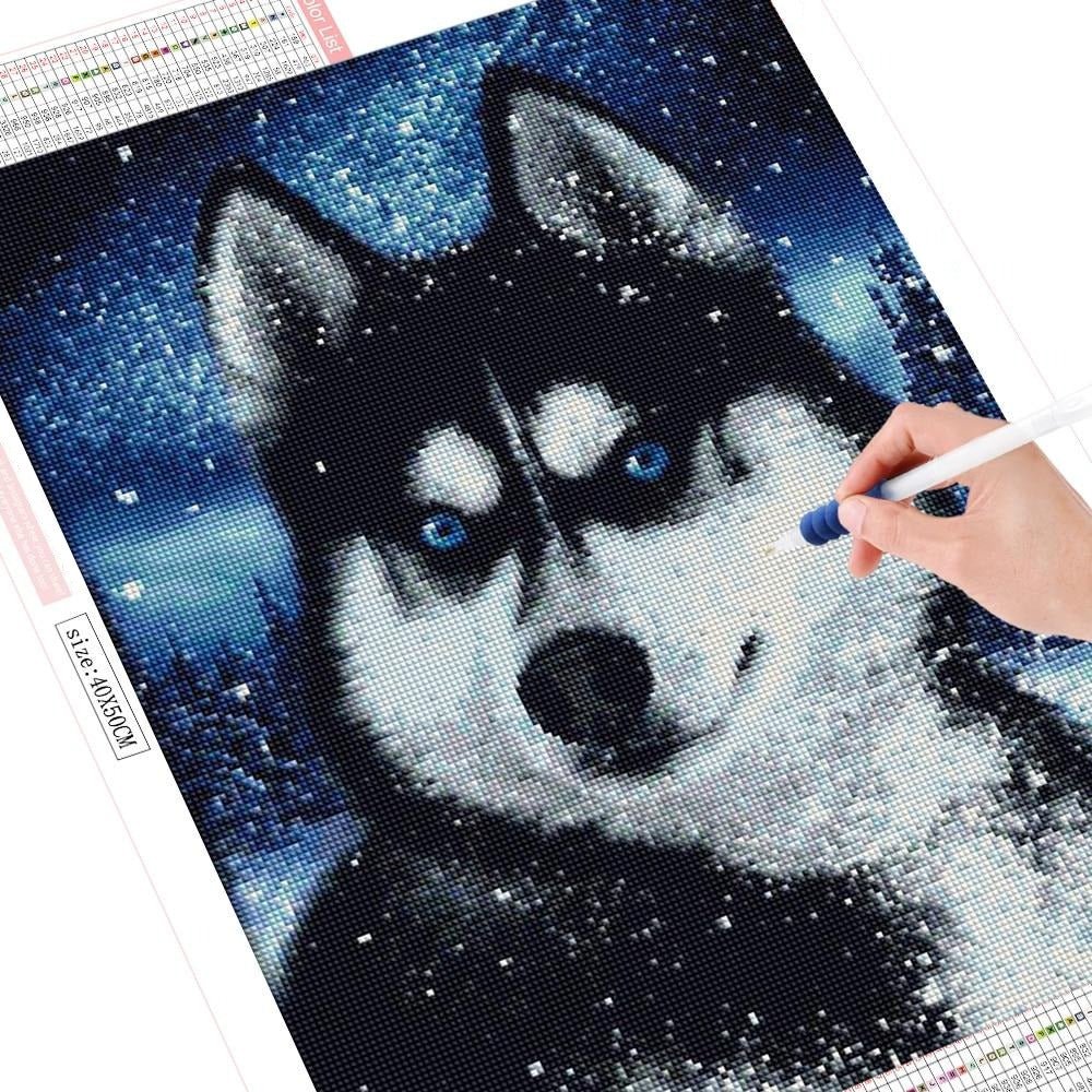 Broderie Diamant Husky - Diamond Paintings