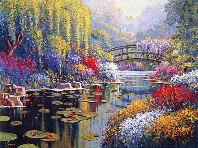 Broderie Diamant Paysage Promenade - Diamond Paintings