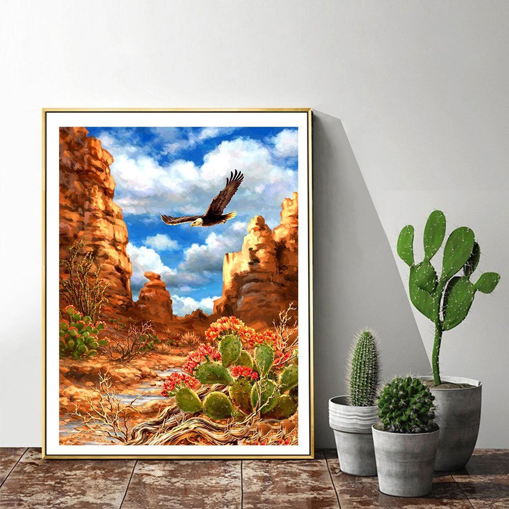 Broderie Diamant Paysage USA - Diamond Paintings