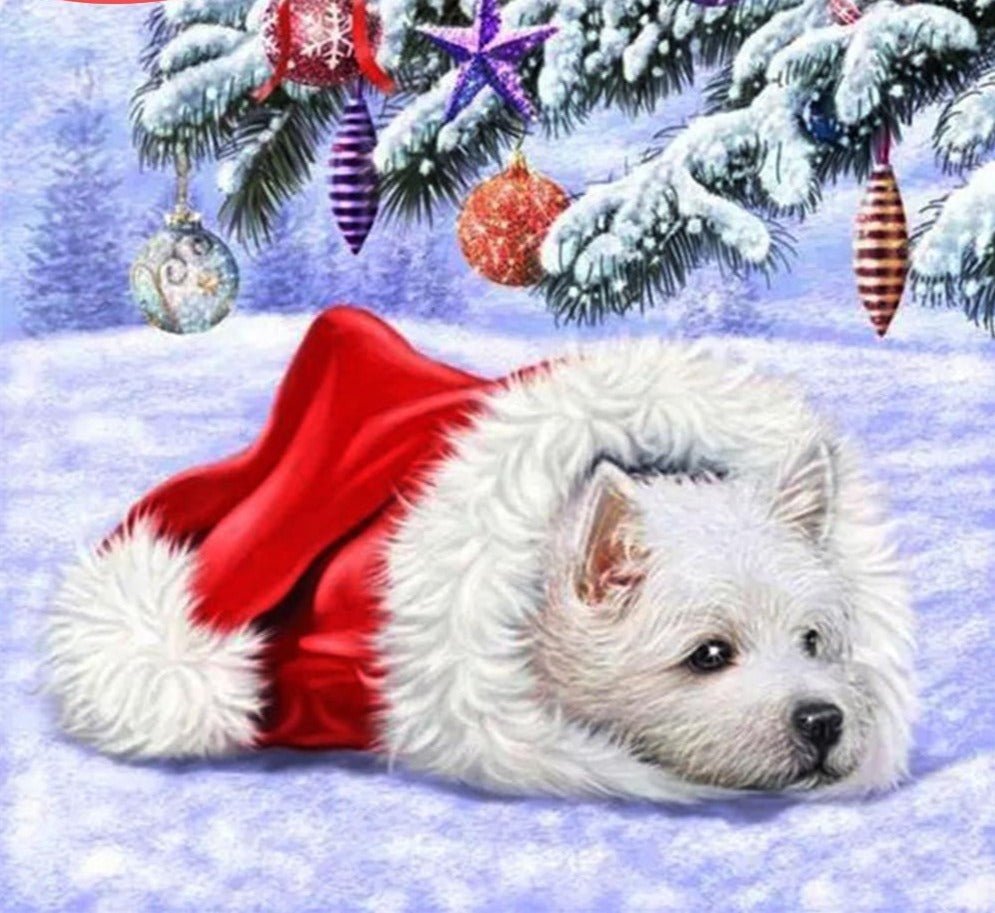 Broderie Diamant Westie - Diamond Paintings