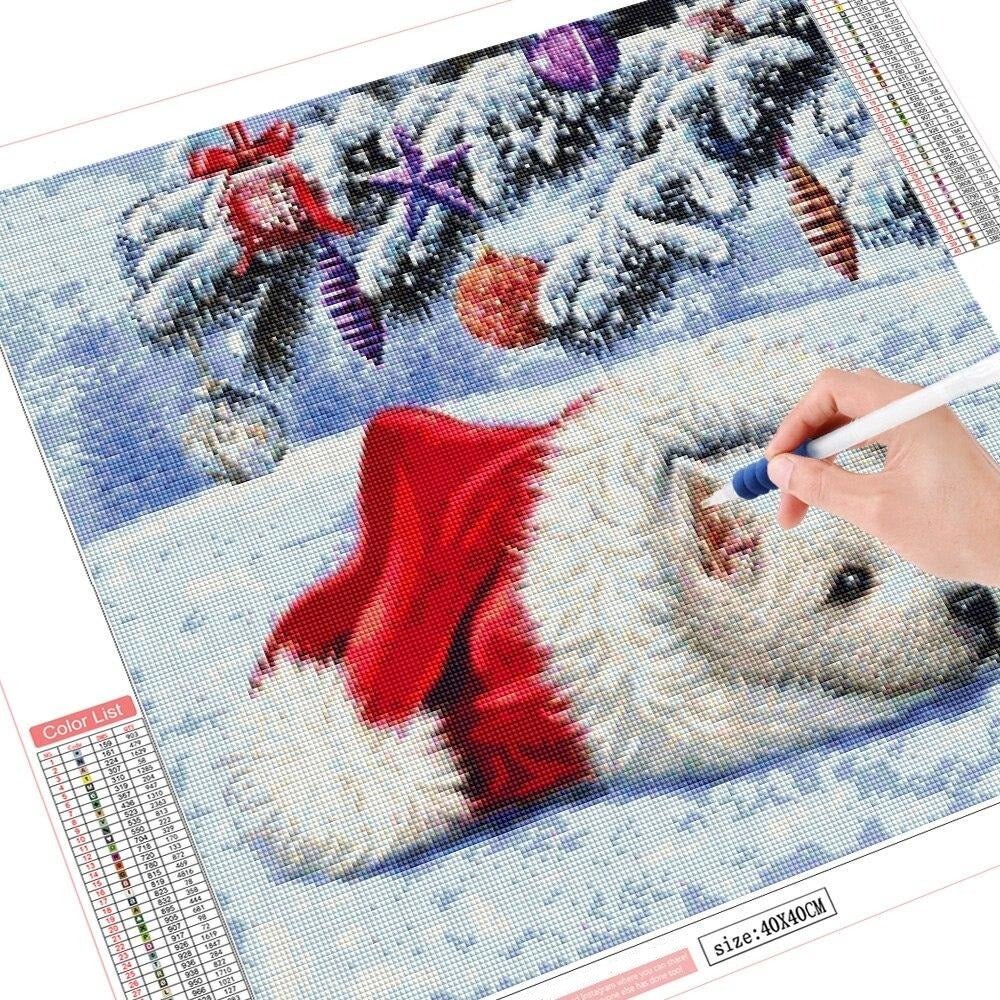 Broderie Diamant Westie - Diamond Paintings