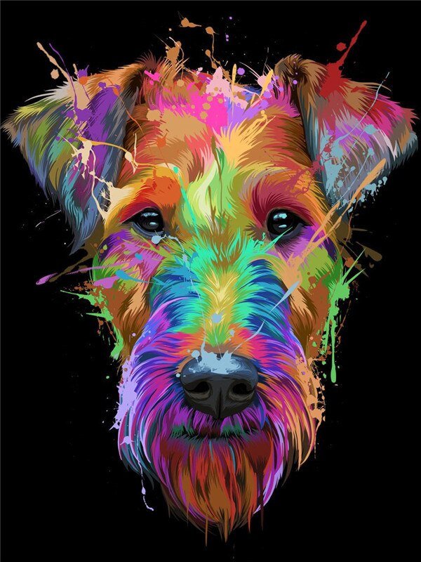 Diamond Painting Chien Griffon - Diamond Paintings