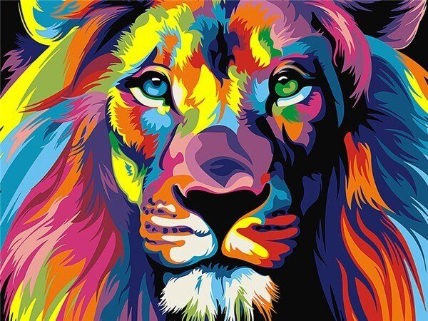 Diamond Painting Pas Cher Lion - Diamond Paintings