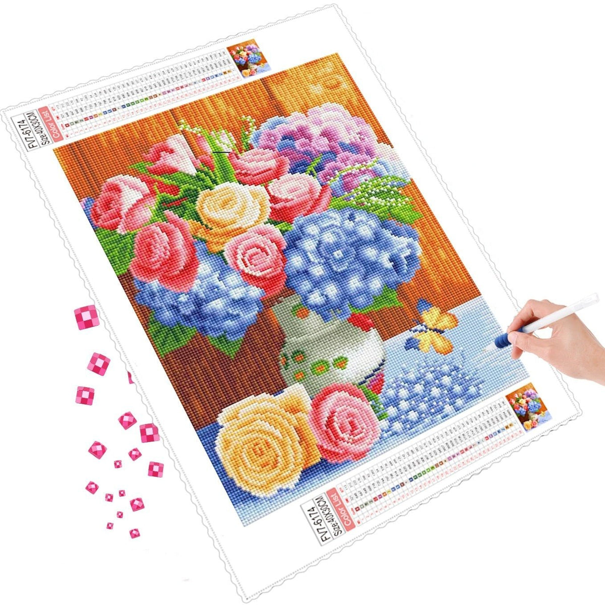 Broderie Diamant Bouquet de Fleurs - Diamond Paintings