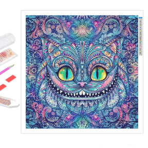 Broderie Diamant Chat du Cheshire - Diamond Paintings