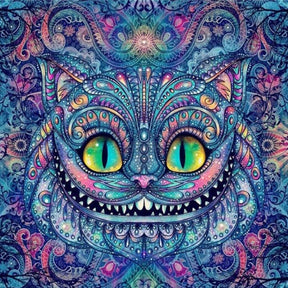 Broderie Diamant Chat du Cheshire - Diamond Paintings