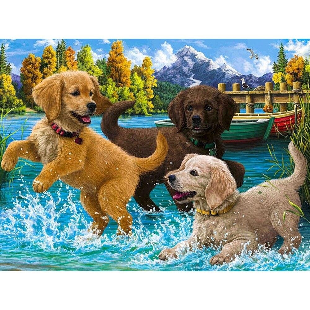 Broderie Diamant Labrador - Diamond Paintings