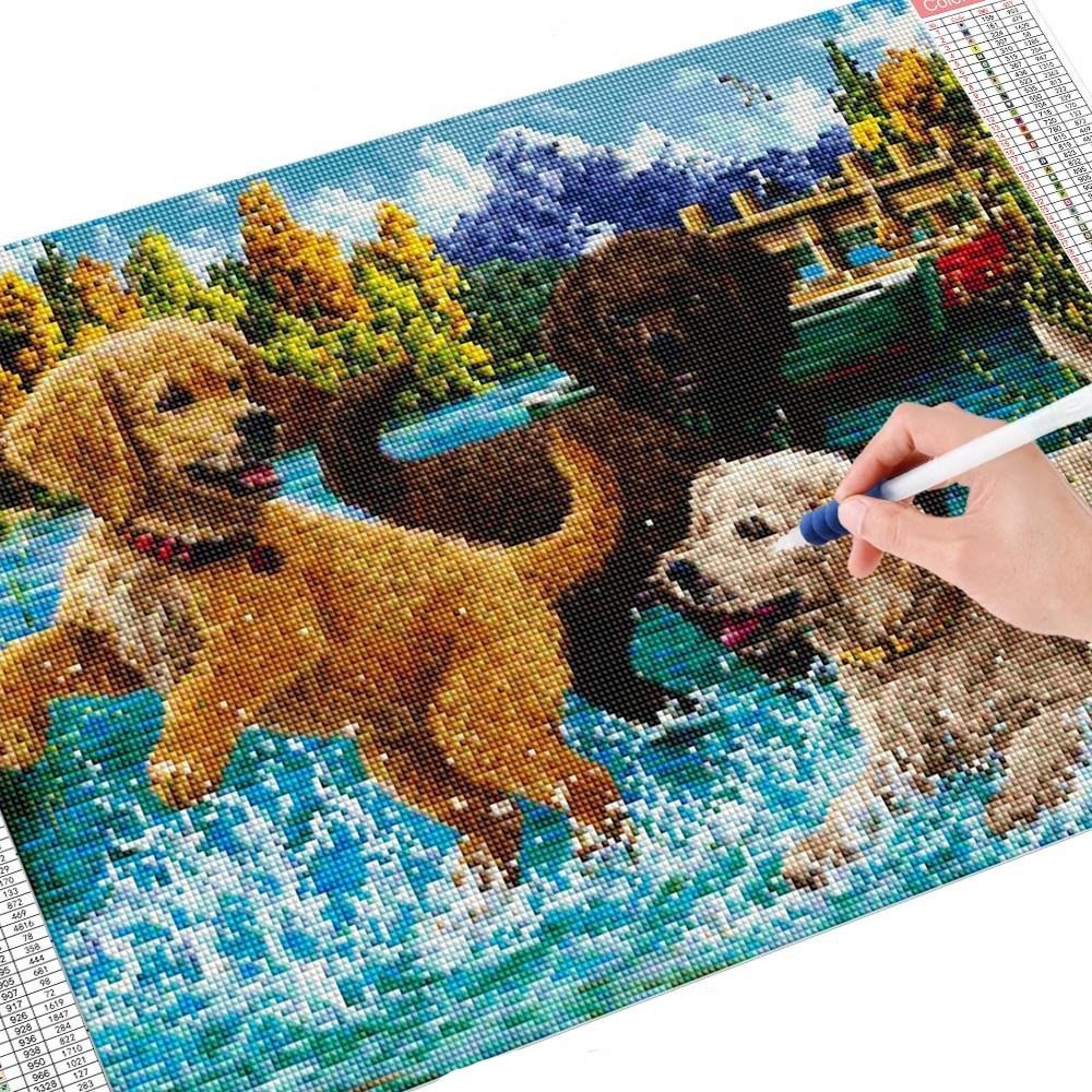 Broderie Diamant Labrador - Diamond Paintings