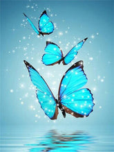 Broderie Diamant Papillon Bleu - Diamond Paintings