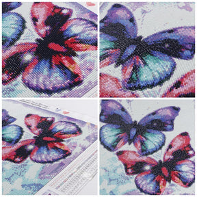 Broderie Diamant Papillon Coloré - Diamond Paintings