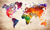 Diamond Painting Carte Du Monde - Diamond Paintings