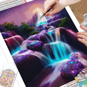 Diamond Painting Cascade - Diamond Paintings