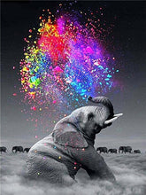 Rainbow Elephant Diamond Painting - Diamond Paintings