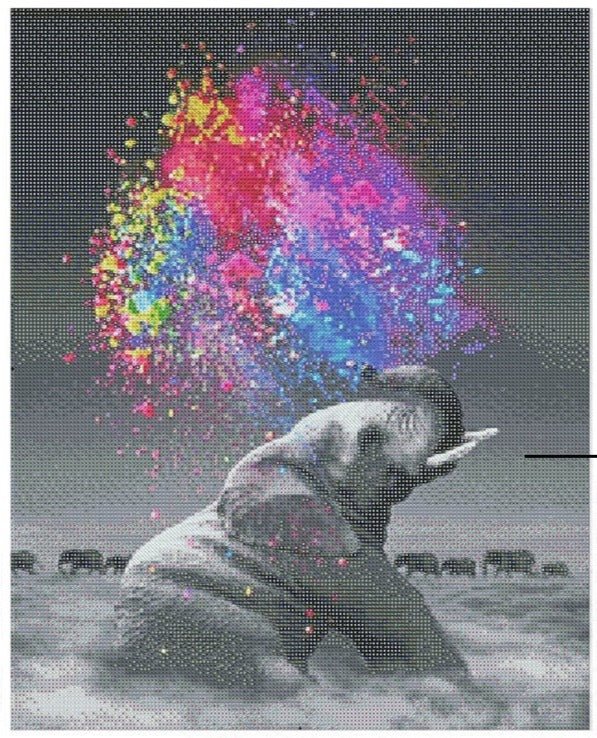 Rainbow Elephant Diamond Painting - Diamond Paintings